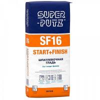 Фото шпатлевка super-putz sf16 start+finish  2 кг шпатл. гладь сухая рб от интернет-магазина Аманд