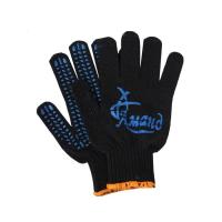 Фото перчатки х/б черные с пвх покрытием "протектор"  аманд от интернет-магазина Аманд