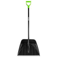 Фото лопата снеговая с черенком, 550х415х1405 мм, пластик, алюм черенок от интернет-магазина Аманд
