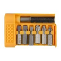 Фото биты набор  7шт, с магнитным адаптером в плоском мини-бокс, stayer от интернет-магазина Аманд