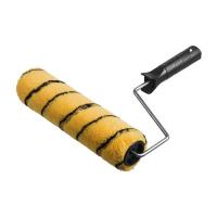 Фото валик 24 см с ручкой ворс 12мм пол, ручка 6,d40 зубр жел/черный дуалон от интернет-магазина Аманд