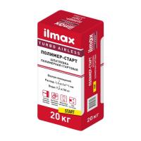 Фото  шпатлевка белая ilmax turbo полимерная стартовая, 20кг                       от интернет-магазина Аманд