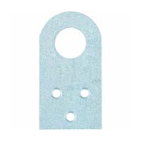 Фото проушина прямая 90х40 мм, 2,0 мм, цинк// сибртех//россия от интернет-магазина Аманд