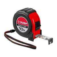 Фото рулетка измерительная 10 м х 25 мм, двухкомпон.корпус, автостоп, зубр от интернет-магазина Аманд