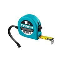 Фото рулетка измерительная 10 м х 25 мм  пластик.корпус сибин от интернет-магазина Аманд