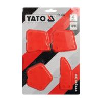 Фото набор шпателей  4шт для силикона пласт., фигур ,yato от интернет-магазина Аманд