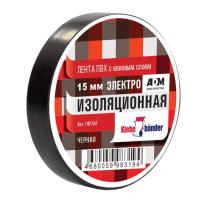 Фото лента изоляционная пвх 15мм*10м черная 130 мкн, klebebander от интернет-магазина Аманд