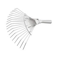 Фото грабли веерные 18 зуб, без черенка, стальные, круглый зуб// сибртех от интернет-магазина Аманд