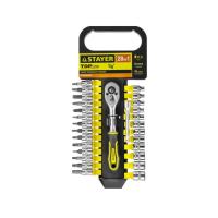 Набор бит и головок торц. 1/4, 28 шт STAYER