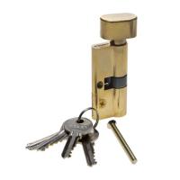 Фото механизм зубр "мастер", латунь, 70мм (личинка) ключ-защелка от интернет-магазина Аманд