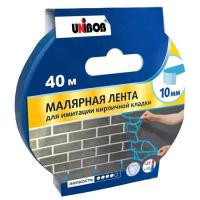 Фото лента бумажная 10 мм  40м unibob имитация кирпич. кладки от интернет-магазина Аманд