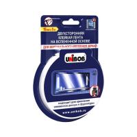 Фото лента двуст.клейк на всп 19мм* 5м unibob, белая, д/зеркал от интернет-магазина Аманд