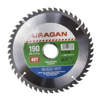 Фото диск отрезной 190 х 30мм, 48 зубьев, по дереву, читстый рез, uragan от интернет-магазина Аманд
