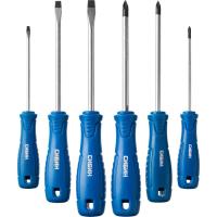 Фото набор отверток,  6 шт с закал. стержнем, маслобензост. рукоятка,  сибин от интернет-магазина Аманд