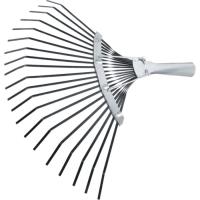 Фото грабли веерные 20 зуб, без черенка, оксидир, плоский зуб сибртех от интернет-магазина Аманд