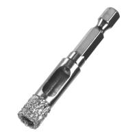 Фото сверло по стеклу и кафелю 10мм, алмазное,хвостовик hex 1/4", зубр от интернет-магазина Аманд