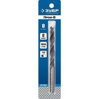 Фото сверла по металлу  8.0х117мм, сталь р6м5, класс в,зубр проф-в от интернет-магазина Аманд