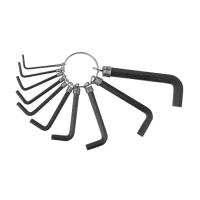 Фото набор ключей, 10шт, имбусовые torx, оксидиров.,на кольце,1,5-8, dexx от интернет-магазина Аманд