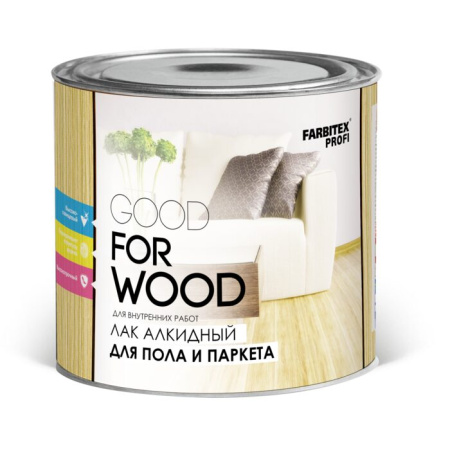 Фото лак алкидный farbitex профи wood паркетный, 1,9 л  от интернет-магазина Аманд
