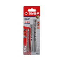 Фото набор сверл по бетону  5-6-8 мм 3 шт, зубр мастер от интернет-магазина Аманд