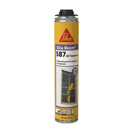 Фото пена монтажная универсальная sika boom-587 all seasons профессиональная, 750 мл от интернет-магазина Аманд