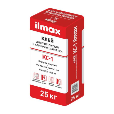 Фото состав клеевой полимерминеральный ilmax кc-1, 25 кг                    от интернет-магазина Аманд