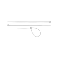 Фото хомуты, 250 х 3,6мм, нейлоновые белые сибин, 100шт от интернет-магазина Аманд