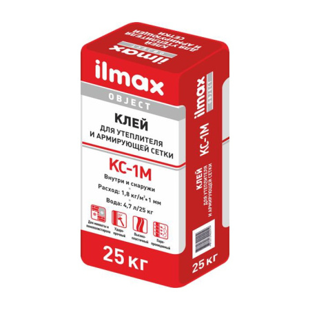 Фото состав клеевой полимерминеральный  ilmax кc-1м, 25 кг от интернет-магазина Аманд