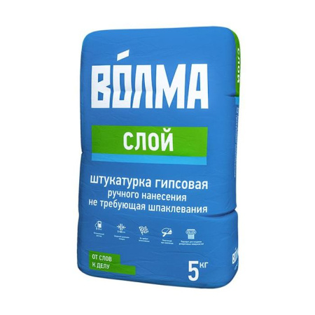 Фото штукатурка гипсовая финишная волма-слой, 30 кг                             от интернет-магазина Аманд