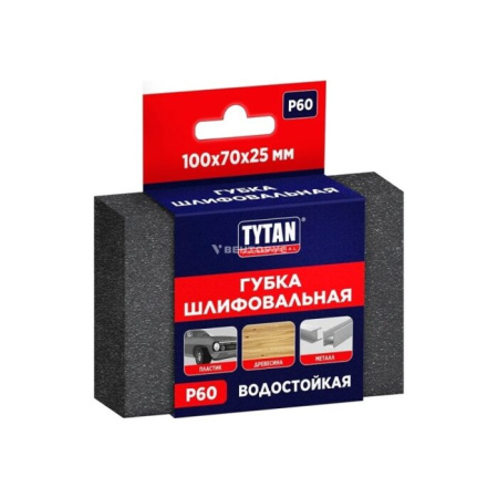 Фото губка абразивная р  60 tytan от интернет-магазина Аманд