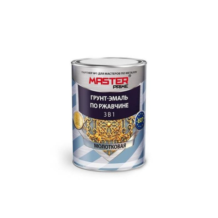 Фото грунт-эмаль по ржавчине 3в1 молотковая медная farbitex master prime, 0,9 л от интернет-магазина Аманд