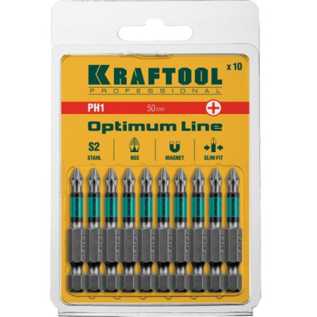 Фото биты 1/4 х 50мм рн1 kraftool от интернет-магазина Аманд