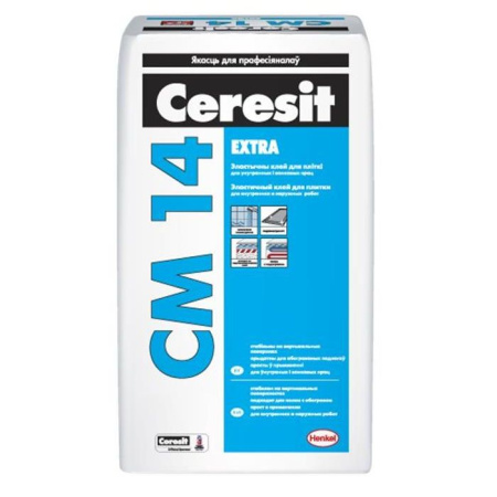 Фото клей для плитки ceresit см 14, 25 кг                                   от интернет-магазина Аманд